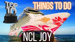 NCL JOY  Top Ten Things To Do  2024 Updated [upl. by Lynus823]