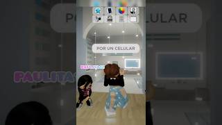 Cuando me quitan el celular 😂 paulita12 roblox humor comedia larosadegpe brookhaven viral [upl. by Ecirtac862]