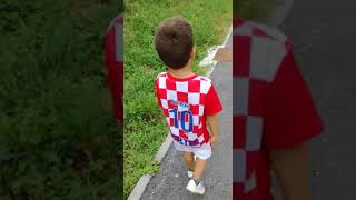 IGRAJ MOJA HRVATSKA  Croatian 4yearold singing from heart [upl. by Eyanaj674]