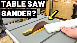 Turn Your TABLE SAW Into a DISC SANDER and Make It More AccurateAll For 40 [upl. by Esela]