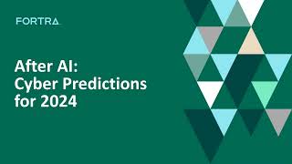 After AI Cyber Predictions for 2024 [upl. by Eugnimod]