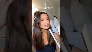 Straightener Curls Tutorial❤️ hair hairtutorial straightenercurls tutorial [upl. by Zenger]