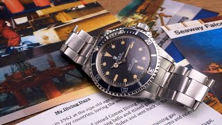 Rolex Submariner 5513 from a Former COMEX Diver  Bobs Watches [upl. by Crichton]