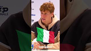 Jannik Sinner Speaks Italian amp German at Press Conference [upl. by Ezmeralda]