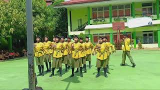 PASKIBRA FIGHTER FIVE SMK NEGERI 5 PONTIANAK BERAKSI [upl. by Meehaf]