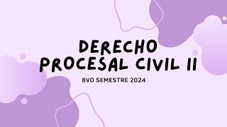 El Arbitraje Derecho Procesal Civil II 130824 [upl. by Medor]