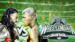 Roman Reigns vs Cody Rhodes The Last BATTLE [upl. by Sanborne]