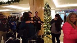 Marine surprises family for Christmas [upl. by Milde]