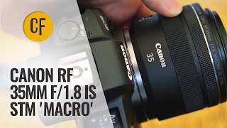 Canon RF 35mm f18 IS STM Macro lens review with samples [upl. by Herod]