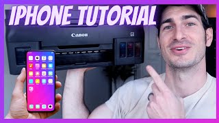 How to Print from an iPhone to Canon Printer or iPad same process [upl. by Ilona]