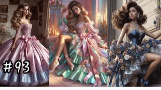 EyeCatching AI Satin Dresses amp Gowns UltraRealistic 1440p Silk Fashion satindress [upl. by Antonius]