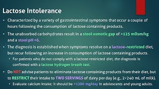 Lactose Intolerance [upl. by Toogood542]