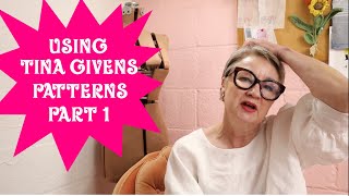 Working with Tina Givens patterns part 1 [upl. by Elocal]