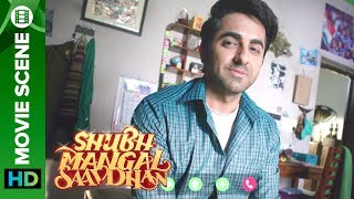 Ayushmann confesses his feelings over a video call  Shubh Mangal Saavdhan [upl. by Acireit871]