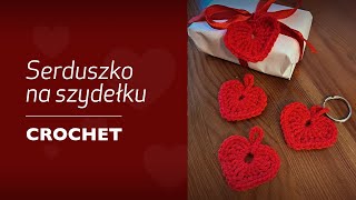 Serduszko na szydełku Crochet [upl. by Eisen]