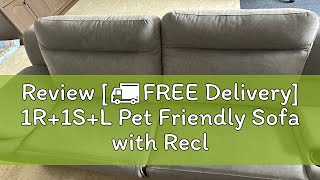 Review 🚚FREE Delivery 1R1SL Pet Friendly Sofa with Recliner amp Long Chair Empire Velvet Fabric [upl. by Narrad]