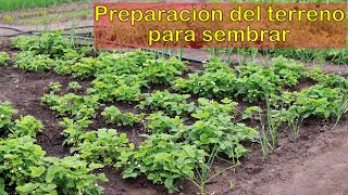 🌱🌱Como preparar la tierra para sembrar  Huerto en Casa 🌾🌾 [upl. by Attenauq672]