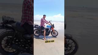 Royal enfield gt ride seebeach 🏍️ vlog adventure modified ytshorts nepal zx10r hunter350 [upl. by Ranice698]