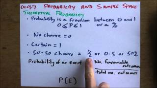 Pearson Mathematics 7  Ch 97 Probability and Sample Space [upl. by Macmillan830]