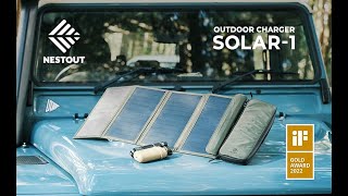 ELECOM NESTOUT Portable Solar Panel [upl. by Gordon]