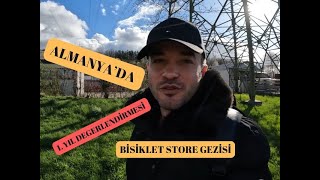 Almanya ilk yil degerlendirme ve bisiklet magazasi gezisi almanyadahayat almanyadayasam bisiklet [upl. by Finbar]