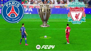 LIVERPOOL VS PSG  RONALDO VS MESSI  FC 24 PENALTY SHOOTOUT  FINAL [upl. by Alyahs2]