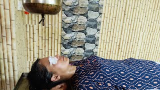 Shirodhara treatment in PanchakarmaSoham ayurved clinic pashan Pune India [upl. by Isolt718]