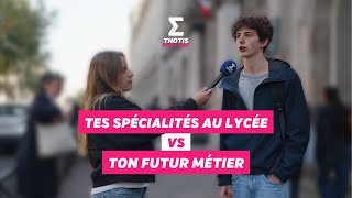 Tes spés VS Ton futur métier [upl. by Yadsnil]