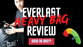 Review Everlast 80 LB Nevatear Heavy Punching Bag 🥊 everlast boxing boxingbag puchingbag [upl. by Nugent]