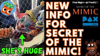 EVERYTHING WE LEARNED ABOUT FNAF SECRET OF THE MIMIC AT PAX WEST DAY 1 [upl. by Inasah741]