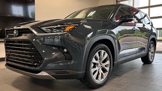 2024 Toyota Grand Highlander Hybrid Limited AWD  Storm Cloud All New Color [upl. by Anaes256]