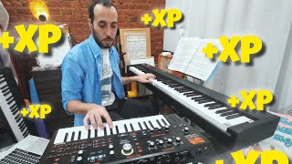 Synth Jam to Earn XP  Synth Jam で XP を獲得  ASM Hydrasynth Explorer Synthesizer  Korg D1 [upl. by Nobell]