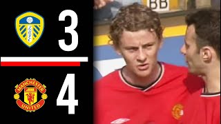 Leeds United v Manchester United  Highlights  20012002 [upl. by Bonita]