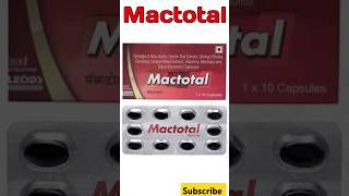 Mactotal Capsule  vitamin supplement  medicine multivitamin health healthsupplement [upl. by Aicat197]