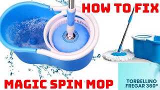 DEMO UNBOXING AND FIXING 360° SPINNING MOP  Torbellino Fregar 360° spinning mop [upl. by Higgins238]