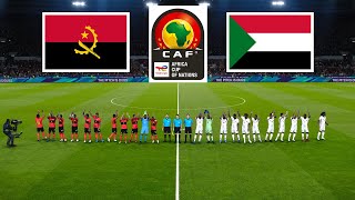 Angola vs Sudan  AFRICA CUP OF NATIONS QUALIFICATION 2025 [upl. by Kingdon56]