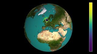 Viewer request Simulation of an asteroid impact in the North Sea [upl. by Eamon]