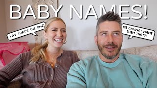 BABY NAMES WE LOVE BUT ARENT USING  WE HINT OUR TWINS NAMES [upl. by Lenwood]