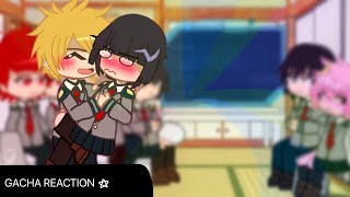 MHA reacts to Kamijirou MHA REACTION Kamijirou 💛💜 [upl. by Neema]