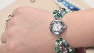 How To Create Beaded Watch Bands [upl. by Eiddam116]