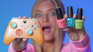 A surprising Xbox Controller Collab Xbox x OPI [upl. by Seiuqram]