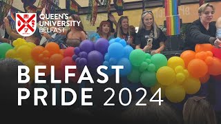 Belfast Pride 2024  Student Vlog [upl. by Bealle266]