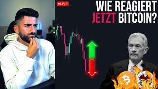 Bitcoin FED Entscheidung amp Prognosen FOMC März  Live Reaktion [upl. by Dlorrej171]