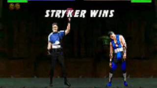 Mortal Kombat Finisher Moves vol16 Kurtis Stryker [upl. by Eirameinna]