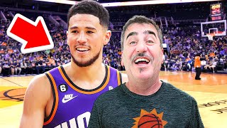 I Surprised My Dad With Devin Booker Suns vs Clippers game [upl. by Erland919]