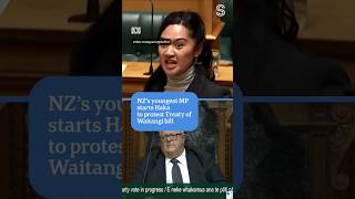 Māori MPs start haka in NZs parliament as protest  ABC News [upl. by Anole303]