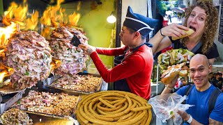 INSANE Mexican Street Food Tour in CDMX  OLDEST CHURROS IN MEXICO CITY  BEST MEXICAN STREET TACOS [upl. by Aramo]