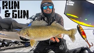 POUNDING Walleyes Ice Fishing My FAVORITE Lake [upl. by Asher]