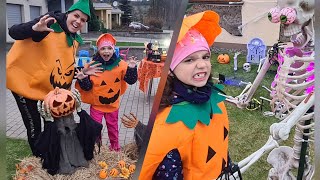 HALLOWEEN koledu koledu nebo tě sežeru Natálka koledovala s Verunkou jako DÝNĚ 👻👽 [upl. by Miksen]