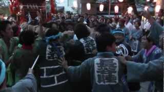 2012年 鎌倉長谷甘縄神明宮例大祭神輿渡御（宮入着輿） [upl. by Areem151]